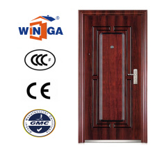 Nigera Style Popular Security Iron Metal Exterior Steel Door (W-S-127)